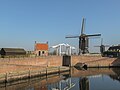 Heusden, windmill nr.1 and 2 and the drawing bridge