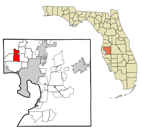 Kart over Citrus Park (Florida)