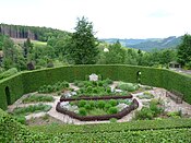 Teil des botanischen Gartens Berchigranges