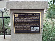 Main Street Primary School marker