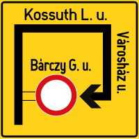 Panneau temporaire de présignalisation de déviation