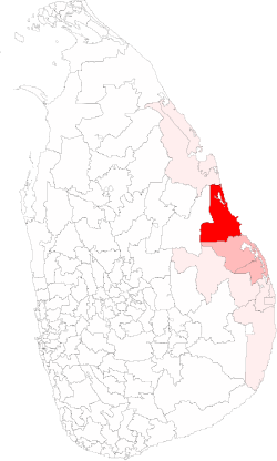 Location of Kalkudah