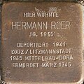 Stolperstein für Hermann Roer