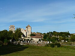 Skyline of Liorac-sur-Louyre