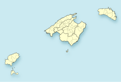 PMIの位置（バレアレス諸島内）
