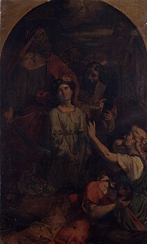 Louis Tytgadt - The Martyrdom of a Saint (sketch) - 1918-AV - Museum of Fine Arts Ghent (MSK)