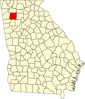 Localisation de Comté de Bartow(Bartow County)