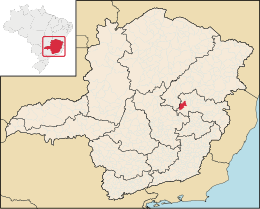 Sabinópolis – Mappa