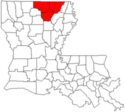 Maps of Monroe, Louisiana metropolitan area