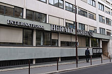 From 1978 on, the headquarters facility for the paper was in the Paris suburb of Neuilly-sur-Seine Neuilly-sur-Seine International Herald Tribune.jpg