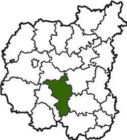 Location of Ņižinas rajons