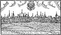 Оломоуць, панорама 1593 року.