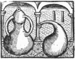 Rechts: Storchen­schnabel. Links: Pelikan. 1500[26]