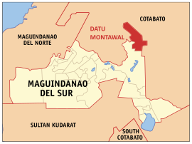 Datu Montawal na Maguindanao do Sul Coordenadas : 7°6'N, 124°46'E