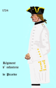 Régiment de Picardie de 1734 à 1757