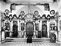 Wnętrze cerkwi Podwyższenia Krzyża Świętego (przed 1915 r.)
