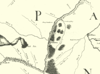 Полтавська фортеця на карті Гійома де Боплана (1650).