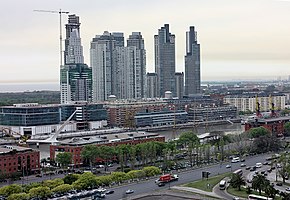 A project named Puerto Madero in Buenos Aires, transformed a large disused dock into a new luxury residential and commercial district. Puerto Madero - Buenos Aires.jpg