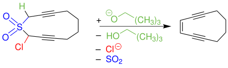 Verwendung der Ramberg-Bäcklund-Reaktion