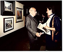 Recibiendo un premio en Madrid