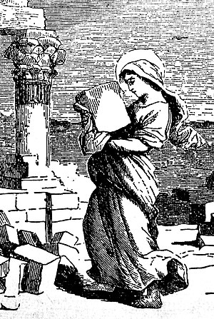 Изображение святой Евпраксии Константинопольской из английской книги 1878 года