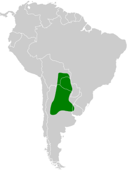 Distribución geográfica del pepitero chico.