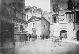 Santa Maria della Purificazione in Banchi. Fotografi från 1880-talet.