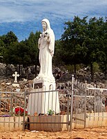 Socha Panny Marie, Medžugorje, Bosna a Hercegovina