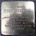 Stolperstein für Ernst Rosenthal