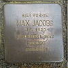 Stolperstein für Max Jacobs