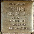 Stolperstein für Dagobert Heumann (Beethovenstraße 33)