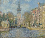 De Zuiderkerk geschilderd door Claude Monet in 1874