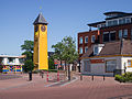 Dressed up clock tower