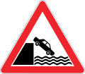 Road ends in sea or river