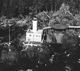 Phare du cap Decision sur l'île Kuiu.