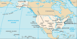 Stati Uniti d'America - Mappa