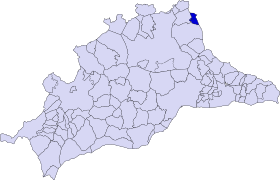 Localisation de Villanueva de Tapia