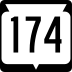 State Trunk Highway 174 marker