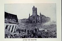 Galveston nach der Zerstörung durch den Hurrikan