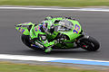 Anthony West, riding his Kawasaki Ninja ZX-RR at the 2007 Australian Grand Prix.