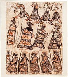 נשים ורקדנים בלבוש מסורתי
