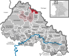 Lage der Gemeinde Willmars im Landkreis Rhön-Grabfeld