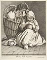 The Pottery Seller, from Cris de Paris, 1737 [Etching by Bouchard; edited and published by Joullain]