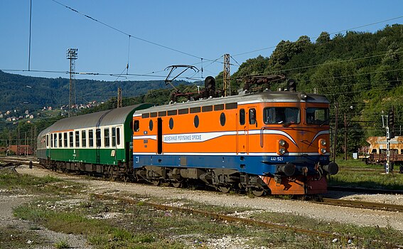 Локомотива 411 код Добоја (Жељезнице Републике Српске, 2009)