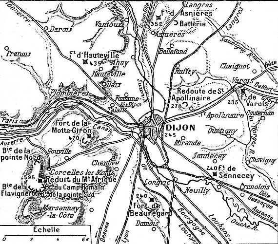 Карта к статье «Дижон». Военная энциклопедия Сытина (Санкт-Петербург, 1911-1915).jpg