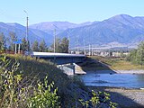 Nouveau pont sur la Katoun.