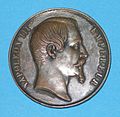 Медаль с профилем императора Наполеона III