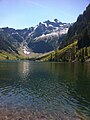 Goat Lake looking south toward Cadet Peak.