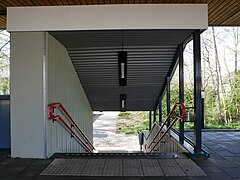 Veenendaal, Treppe zum Bahnsteiggleis 1