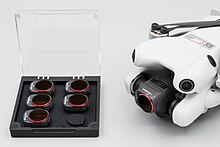 Filtry szare i polaryzacyjne do drona DJI Mini 4 Pro